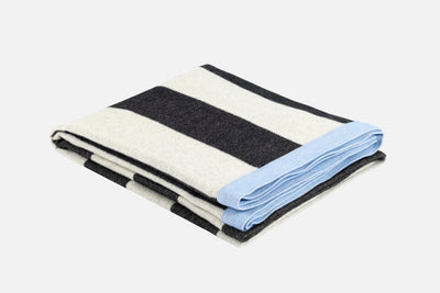 product image for stripe black white throw by hem 30539 1 89