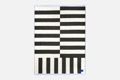 product image for stripe black white throw by hem 30539 3 97