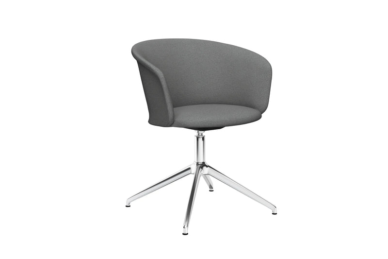 media image for Kendo Grey Swivel Chair 4 Star 2 222