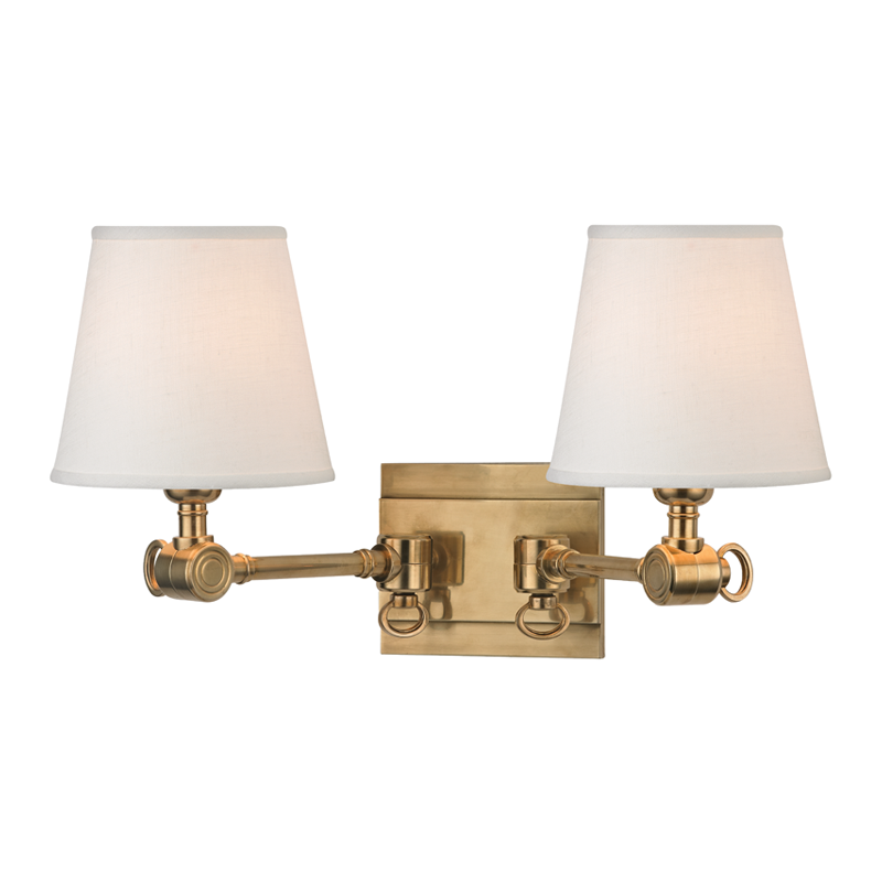 media image for hudson valley hillsdale 2 light wall sconce 1 258