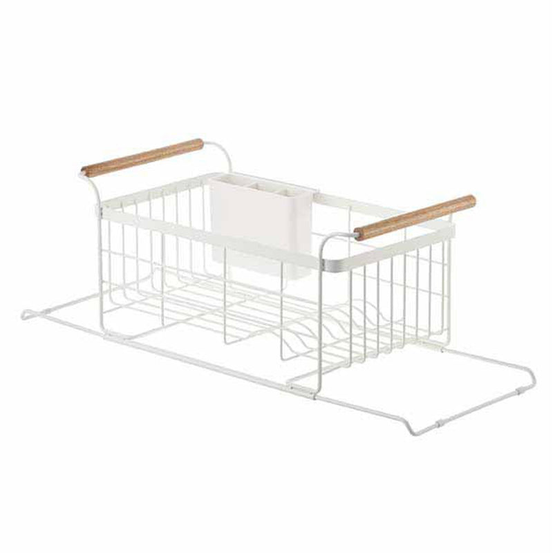 media image for Tosca Over-the-Sink Dish Drying Rack - White Steel by Yamazaki 223