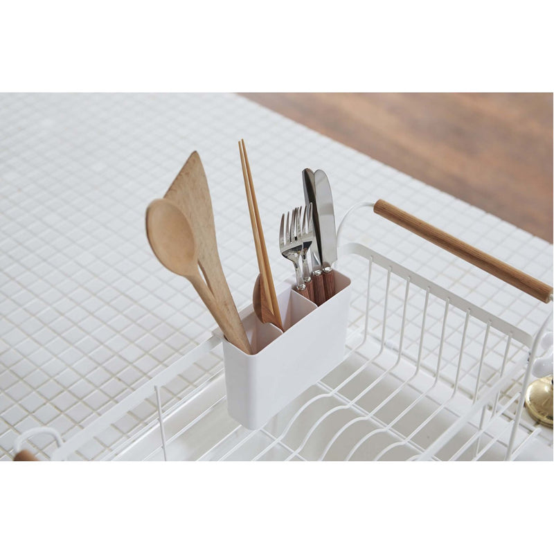 media image for Tosca Over-the-Sink Dish Drying Rack - White Steel by Yamazaki 227