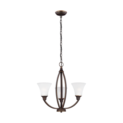product image for Metcalf Three Light Chandelier 1 17