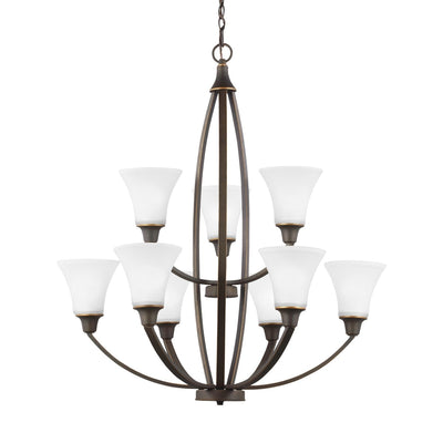 product image for Metcalf Nine Light Chandelier 3 42
