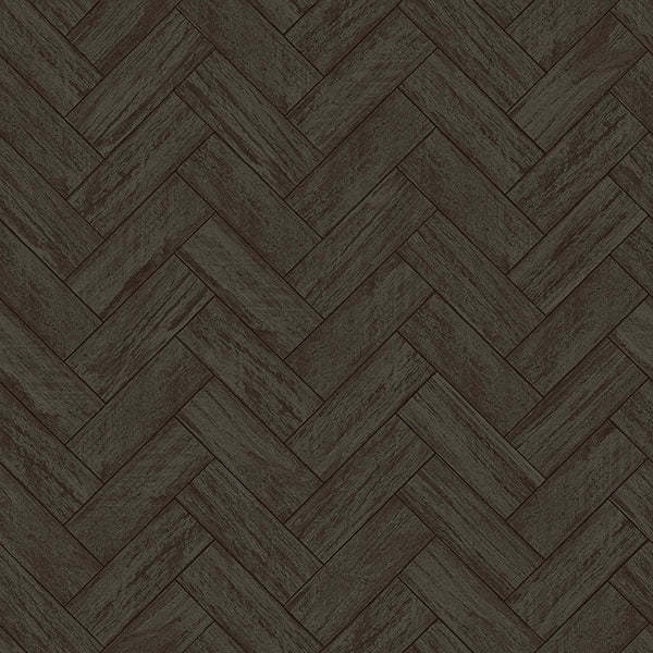 media image for Kaliko Charcoal Wood Herringbone Wallpaper from the Flora & Fauna Collection by Brewster Home Fashions 223