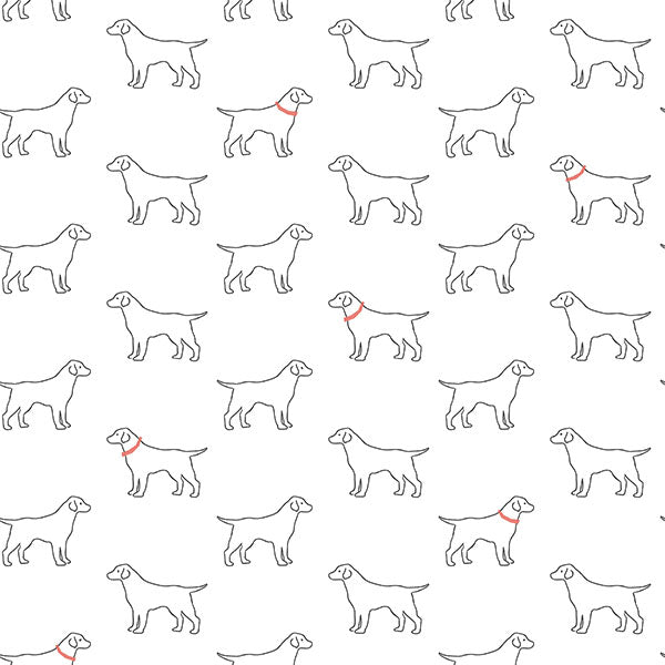 media image for sample yoop white dog wallpaper from the flora fauna collection by brewster home fashions 1 219