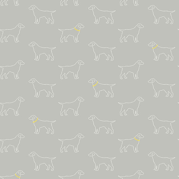 media image for sample yoop slate dog wallpaper from the flora fauna collection by brewster home fashions 1 252