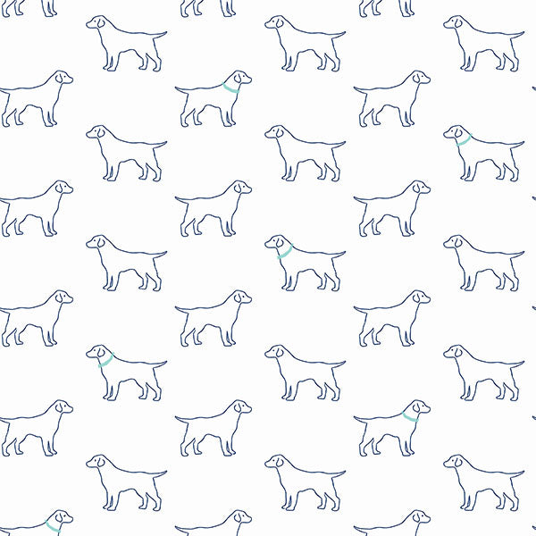 media image for Yoop Off-White Dog Wallpaper from the Flora & Fauna Collection by Brewster Home Fashions 218