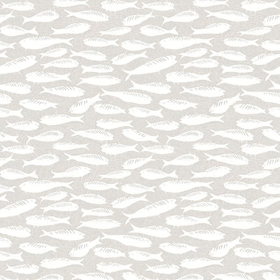 product image of sample nunkie light grey sardine wallpaper from the flora fauna collection by brewster home fashions 1 550