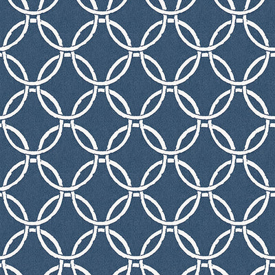 product image of sample quelala navy ring ogee wallpaper from the flora fauna collection by brewster home fashions 1 582