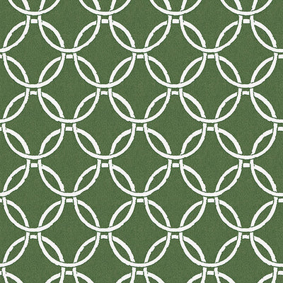 product image for Quelala Green Ring Ogee Wallpaper from the Flora & Fauna Collection by Brewster Home Fashions 92