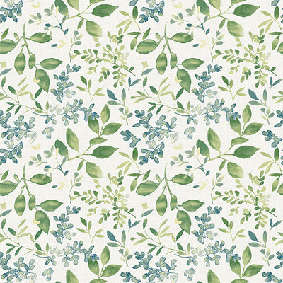 product image of Tinker Green Woodland Botanical Wallpaper from the Flora & Fauna Collection by Brewster Home Fashions 562