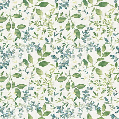 product image of Tinker Green Woodland Botanical Wallpaper from the Flora & Fauna Collection by Brewster Home Fashions 562
