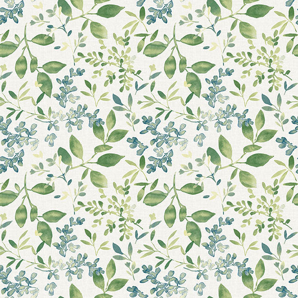 media image for Tinker Green Woodland Botanical Wallpaper from the Flora & Fauna Collection by Brewster Home Fashions 269