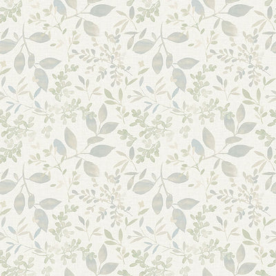 product image for Tinker Teal Woodland Botanical Wallpaper from the Flora & Fauna Collection by Brewster Home Fashions 81