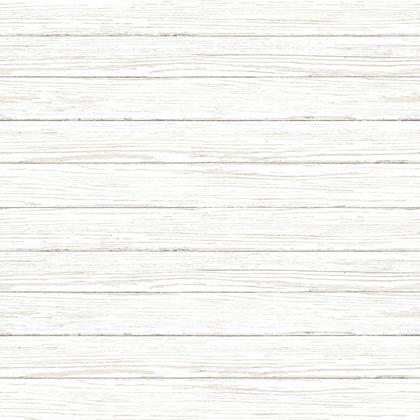 Shop Sample Ozma White Wood Plank Wallpaper from the Flora & Fauna ...