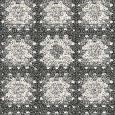 product image for Maud Grey Crochet Geometric Wallpaper from the Thoreau Collection by Brewster 20