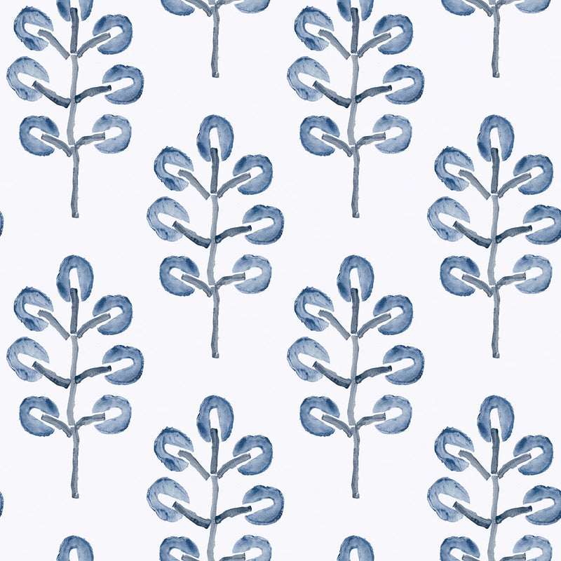 media image for sample plum tree blue botanical wallpaper from the thoreau collection by brewster 1 280