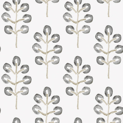 product image for Plum Tree Black Botanical Wallpaper from the Thoreau Collection by Brewster 6