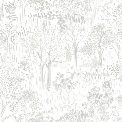 product image for Walden Grey Forest Wallpaper from the Thoreau Collection by Brewster 23