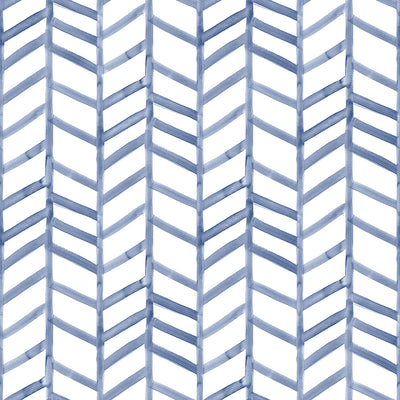 product image of sample fletching navy geometric wallpaper from the thoreau collection by brewster 1 556