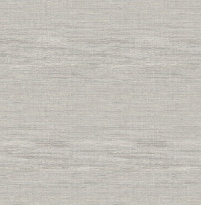 product image of Agave Grey Faux Grasscloth Wallpaper from the Thoreau Collection by Brewster 599
