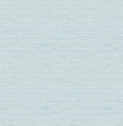product image of Agave Blue Faux Grasscloth Wallpaper from the Thoreau Collection by Brewster 543