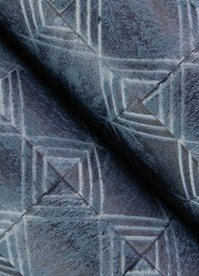 product image for Button Block Navy Geometric Wallpaper 99