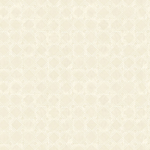media image for Button Block Taupe Geometric Wallpaper 263