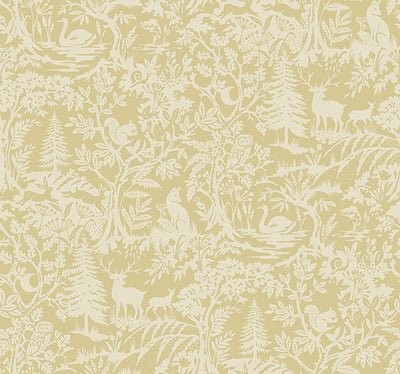 product image of Alrick Mustard Forest Venture Wallpaper 585