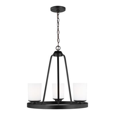 product image for Kemal Three Light Chandelier 3 10