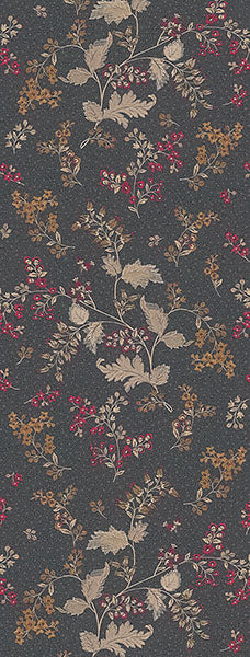 media image for Indigo Gran Broderies Wall Mural from the Posy Collection by Brewster 245