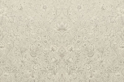 product image for Cream Rosarium Wall Mural from the Posy Collection by Brewster 62