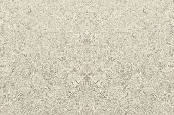media image for Cream Rosarium Wall Mural from the Posy Collection by Brewster 210