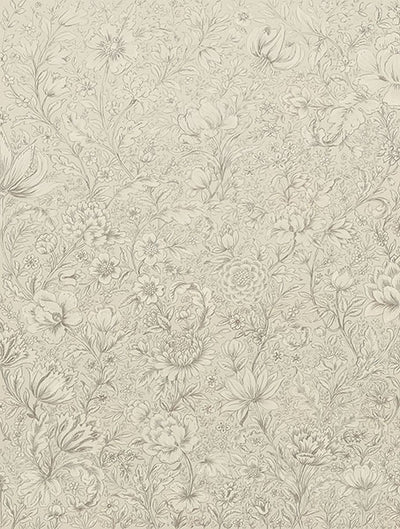 product image of Cream Rosarium Wall Mural from the Posy Collection by Brewster 570