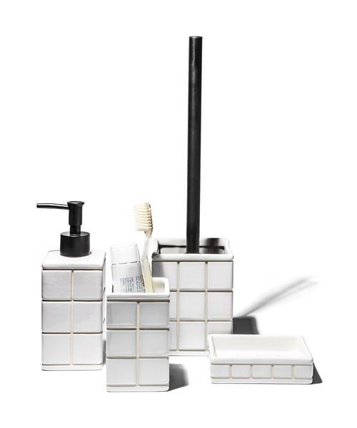 media image for ceramic bath ensemble soap dispenser design by puebco 6 245