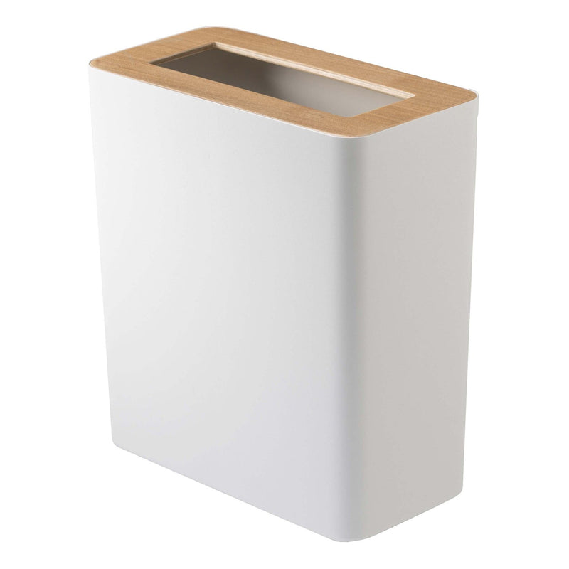 media image for Rin Rectangular 2.5 Gallon Steel Trash Can in Various Colors 273