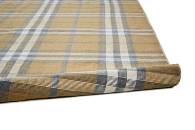 product image for Jens Hand Woven Gold and Blue Rug by BD Fine Roll Image 1 71