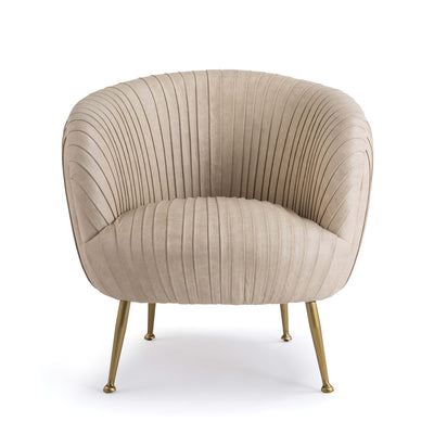 product image for Beretta Leather Chair in Cappuccino design by Regina Andrew 78