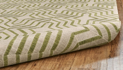 product image for Bromham Flatweave Green and Ivory Rug by BD Fine Roll Image 1 38