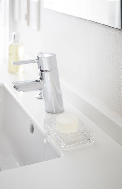 product image for Veil Self Draining Soap Tray by Yamazaki 40