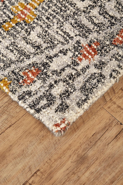 product image for Binada Hand Tufted Gray and Orange Rug by BD Fine Corner Image 1 56