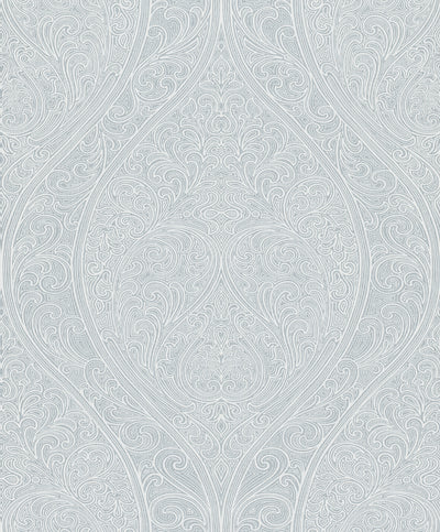 product image of Art Nouveau Grey Wallpaper from Serene Collection by Galerie Wallcoverings 579