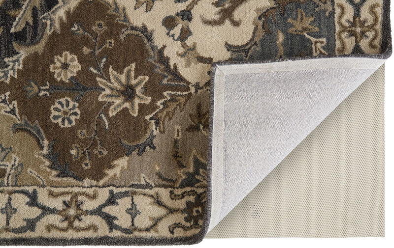 media image for Botticino Blue and Gray Rug by BD Fine Fold Image 1 226