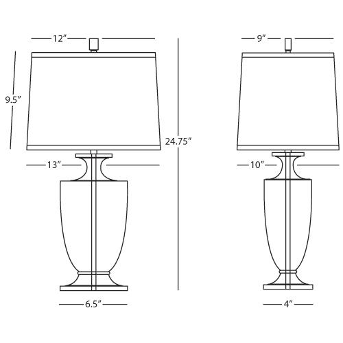 media image for Artemis Table Lamp by Robert Abbey 22