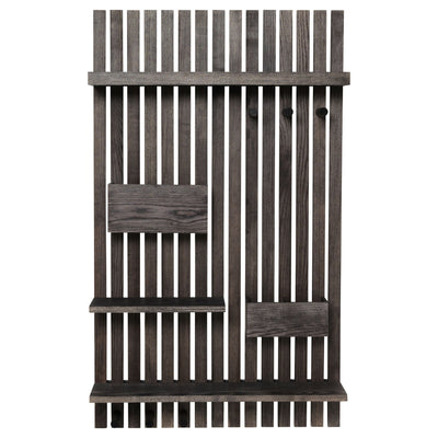 product image for Wooden Multi Shelf in Stained Black by Ferm Living 9