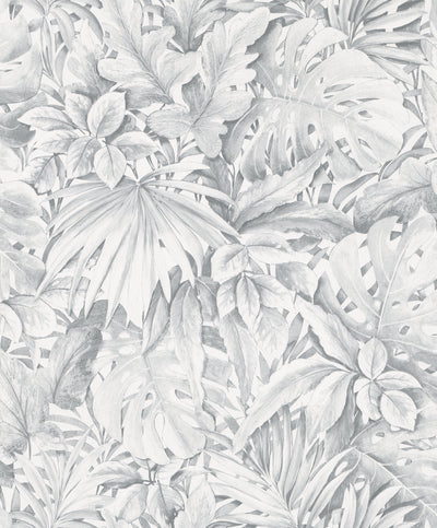 product image for Jungle Leaves Grey Wallpaper from Eden Collection by Galerie Wallcoverings 59