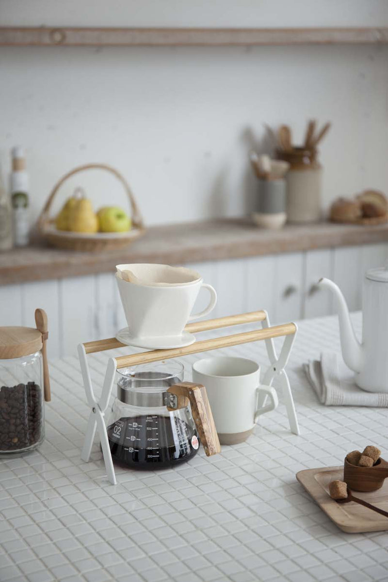 media image for Tosca Coffee Dripper Stand in White design by Yamazaki 281