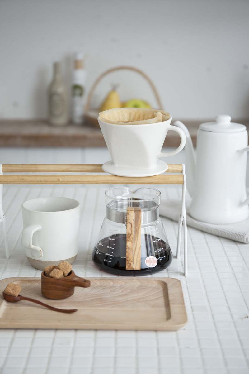 media image for Tosca Coffee Dripper Stand in White design by Yamazaki 284