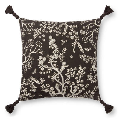 product image for Hand Woven Black / Ivory Pillow Flatshot Image 1 97